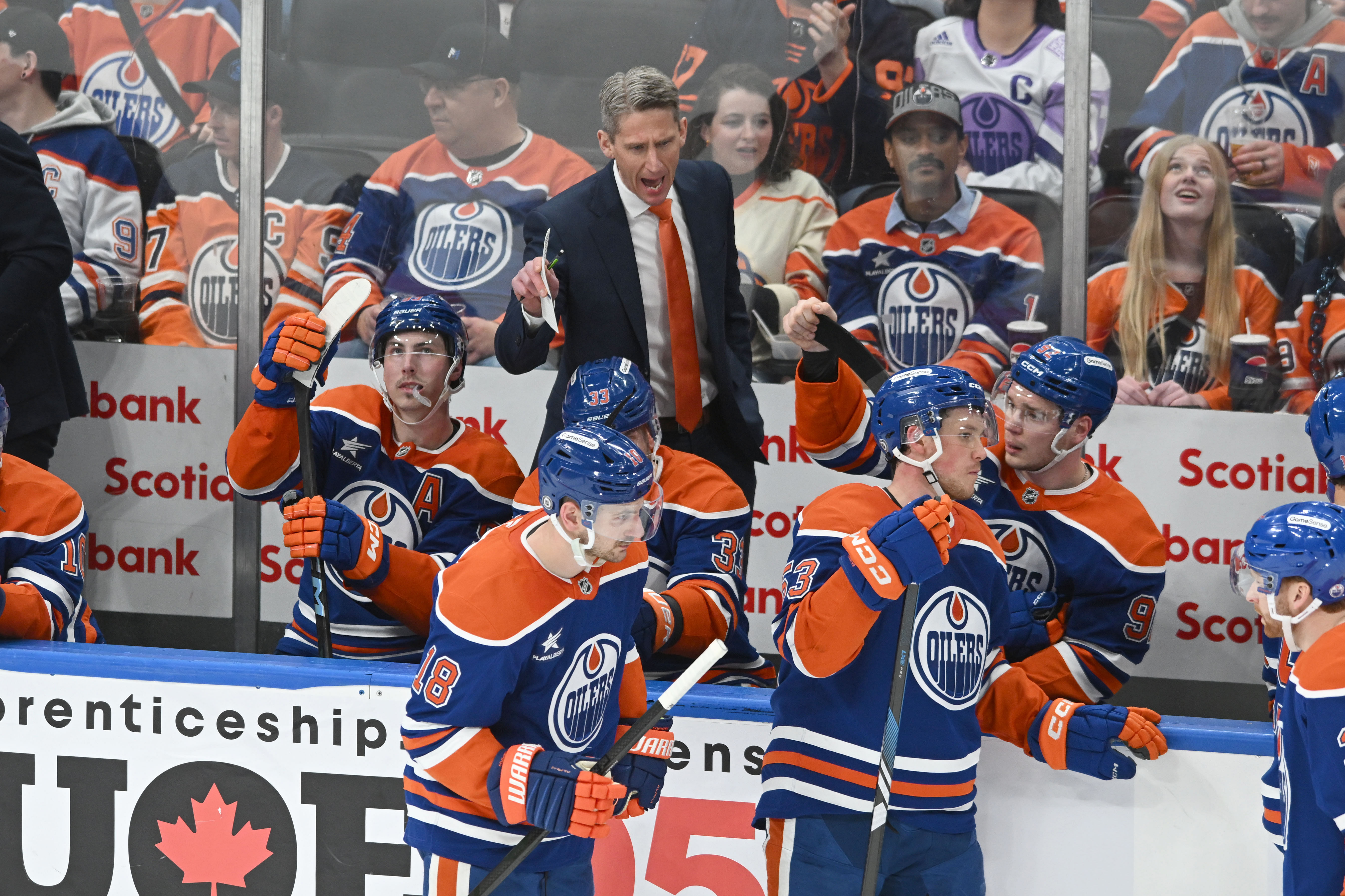 Kris Knoblauch and the Edmonton Oilers have a different attitude heading into this year's Cup Final - Source: Imagn